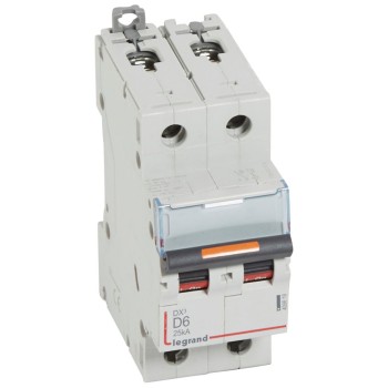 Legrand DX3 | ΠΠ²ΡΠΎΠΌΠ°ΡΠΈΡΠ΅Π½ ΠΏΡΠ΅ΠΊΡΡΠ²Π°Ρ | 2P, 6A, ΠΊΡΠΈΠ²Π° D, 25kA Legrand DX3 | ΠΠ²ΡΠΎΠΌΠ°ΡΠΈΡΠ΅Π½ ΠΏΡΠ΅ΠΊΡΡΠ²Π°Ρ | 2P, 6A, ΠΊΡΠΈΠ²Π° D, 25kA