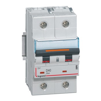 Legrand DX3 | ΠΠ²ΡΠΎΠΌΠ°ΡΠΈΡΠ΅Π½ ΠΏΡΠ΅ΠΊΡΡΠ²Π°Ρ | 2P, 40A, ΠΊΡΠΈΠ²Π° D, 25kA Legrand DX3 | ΠΠ²ΡΠΎΠΌΠ°ΡΠΈΡΠ΅Π½ ΠΏΡΠ΅ΠΊΡΡΠ²Π°Ρ | 2P, 40A, ΠΊΡΠΈΠ²Π° D, 25kA