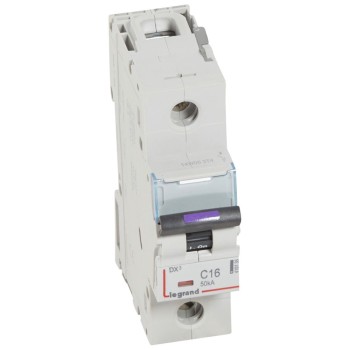 Legrand DX3 | Автоматичен прекъсвач | 1P, 16A, крива C, 50kA Legrand DX3 | Автоматичен прекъсвач | 1P, 16A, крива C, 50kA
