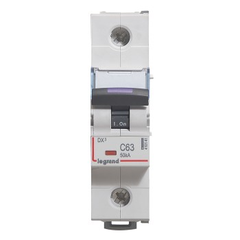 Legrand DX3 | Автоматичен прекъсвач | 1P, 63A, крива C, 50kA