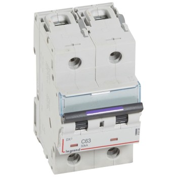 Legrand DX3 | ΠΠ²ΡΠΎΠΌΠ°ΡΠΈΡΠ΅Π½ ΠΏΡΠ΅ΠΊΡΡΠ²Π°Ρ | 2P, 63A, ΠΊΡΠΈΠ²Π° C, 50kA Legrand DX3 | ΠΠ²ΡΠΎΠΌΠ°ΡΠΈΡΠ΅Π½ ΠΏΡΠ΅ΠΊΡΡΠ²Π°Ρ | 2P, 63A, ΠΊΡΠΈΠ²Π° C, 50kA