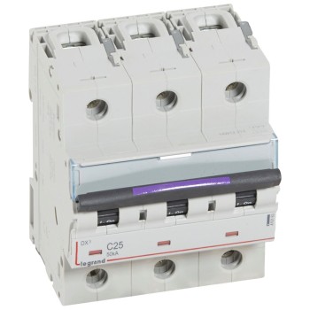 Legrand DX3 | Автоматичен прекъсвач | 3P, 25A, крива C, 50kA