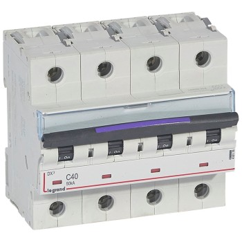 Legrand DX3 | ΠΠ²ΡΠΎΠΌΠ°ΡΠΈΡΠ΅Π½ ΠΏΡΠ΅ΠΊΡΡΠ²Π°Ρ | 4P, 40A, ΠΊΡΠΈΠ²Π° C, 50kA Legrand DX3 | ΠΠ²ΡΠΎΠΌΠ°ΡΠΈΡΠ΅Π½ ΠΏΡΠ΅ΠΊΡΡΠ²Π°Ρ | 4P, 40A, ΠΊΡΠΈΠ²Π° C, 50kA