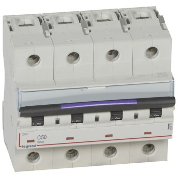 Legrand DX3 | ΠΠ²ΡΠΎΠΌΠ°ΡΠΈΡΠ΅Π½ ΠΏΡΠ΅ΠΊΡΡΠ²Π°Ρ | 4P, 50A, ΠΊΡΠΈΠ²Π° C, 50kA Legrand DX3 | ΠΠ²ΡΠΎΠΌΠ°ΡΠΈΡΠ΅Π½ ΠΏΡΠ΅ΠΊΡΡΠ²Π°Ρ | 4P, 50A, ΠΊΡΠΈΠ²Π° C, 50kA