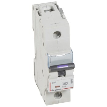 Legrand DX3 | ΠΠ²ΡΠΎΠΌΠ°ΡΠΈΡΠ΅Π½ ΠΏΡΠ΅ΠΊΡΡΠ²Π°Ρ | 1P, 63A, ΠΊΡΠΈΠ²Π° D, 50kA Legrand DX3 | ΠΠ²ΡΠΎΠΌΠ°ΡΠΈΡΠ΅Π½ ΠΏΡΠ΅ΠΊΡΡΠ²Π°Ρ | 1P, 63A, ΠΊΡΠΈΠ²Π° D, 50kA