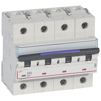 Legrand DX3 | ΠΠ²ΡΠΎΠΌΠ°ΡΠΈΡΠ΅Π½ ΠΏΡΠ΅ΠΊΡΡΠ²Π°Ρ | 4P, 50A, ΠΊΡΠΈΠ²Π° D, 50kA Legrand DX3 | ΠΠ²ΡΠΎΠΌΠ°ΡΠΈΡΠ΅Π½ ΠΏΡΠ΅ΠΊΡΡΠ²Π°Ρ | 4P, 50A, ΠΊΡΠΈΠ²Π° D, 50kA