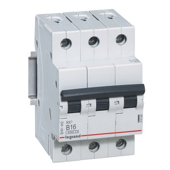 Legrand RX3 | ΠΠ²ΡΠΎΠΌΠ°ΡΠΈΡΠ΅Π½ ΠΏΡΠ΅ΠΊΡΡΠ²Π°Ρ | 3P, 16A, ΠΊΡΠΈΠ²Π° B, 6kA Legrand RX3 | ΠΠ²ΡΠΎΠΌΠ°ΡΠΈΡΠ΅Π½ ΠΏΡΠ΅ΠΊΡΡΠ²Π°Ρ | 3P, 16A, ΠΊΡΠΈΠ²Π° B, 6kA