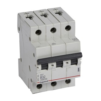 Legrand RX3 | ΠΠ²ΡΠΎΠΌΠ°ΡΠΈΡΠ΅Π½ ΠΏΡΠ΅ΠΊΡΡΠ²Π°Ρ | 3P, 32A, ΠΊΡΠΈΠ²Π° B, 6kA Legrand RX3 | ΠΠ²ΡΠΎΠΌΠ°ΡΠΈΡΠ΅Π½ ΠΏΡΠ΅ΠΊΡΡΠ²Π°Ρ | 3P, 32A, ΠΊΡΠΈΠ²Π° B, 6kA