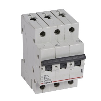 Legrand RX3 | ΠΠ²ΡΠΎΠΌΠ°ΡΠΈΡΠ΅Π½ ΠΏΡΠ΅ΠΊΡΡΠ²Π°Ρ | 3P, 40A, ΠΊΡΠΈΠ²Π° B, 6kA Legrand RX3 | ΠΠ²ΡΠΎΠΌΠ°ΡΠΈΡΠ΅Π½ ΠΏΡΠ΅ΠΊΡΡΠ²Π°Ρ | 3P, 40A, ΠΊΡΠΈΠ²Π° B, 6kA