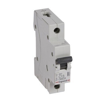 Legrand RX3 | Автоматичен прекъсвач | 1P, 13A, крива C, 6kA Legrand RX3 | Автоматичен прекъсвач | 1P, 13A, крива C, 6kA