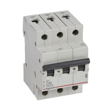 Legrand RX3 | ΠΠ²ΡΠΎΠΌΠ°ΡΠΈΡΠ΅Π½ ΠΏΡΠ΅ΠΊΡΡΠ²Π°Ρ | 3P, 40A, ΠΊΡΠΈΠ²Π° C, 6kA Legrand RX3 | ΠΠ²ΡΠΎΠΌΠ°ΡΠΈΡΠ΅Π½ ΠΏΡΠ΅ΠΊΡΡΠ²Π°Ρ | 3P, 40A, ΠΊΡΠΈΠ²Π° C, 6kA