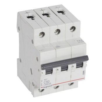Legrand RX3 | ΠΠ²ΡΠΎΠΌΠ°ΡΠΈΡΠ΅Π½ ΠΏΡΠ΅ΠΊΡΡΠ²Π°Ρ | 3P, 50A, ΠΊΡΠΈΠ²Π° C, 6kA Legrand RX3 | ΠΠ²ΡΠΎΠΌΠ°ΡΠΈΡΠ΅Π½ ΠΏΡΠ΅ΠΊΡΡΠ²Π°Ρ | 3P, 50A, ΠΊΡΠΈΠ²Π° C, 6kA
