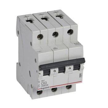 Legrand RX3 | ΠΠ²ΡΠΎΠΌΠ°ΡΠΈΡΠ΅Π½ ΠΏΡΠ΅ΠΊΡΡΠ²Π°Ρ | 3P, 63A, ΠΊΡΠΈΠ²Π° C, 6kA Legrand RX3 | ΠΠ²ΡΠΎΠΌΠ°ΡΠΈΡΠ΅Π½ ΠΏΡΠ΅ΠΊΡΡΠ²Π°Ρ | 3P, 63A, ΠΊΡΠΈΠ²Π° C, 6kA