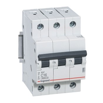 Legrand RX3 | ΠΠ²ΡΠΎΠΌΠ°ΡΠΈΡΠ΅Π½ ΠΏΡΠ΅ΠΊΡΡΠ²Π°Ρ | 3P, 16A, ΠΊΡΠΈΠ²Π° C, 6kA Legrand RX3 | ΠΠ²ΡΠΎΠΌΠ°ΡΠΈΡΠ΅Π½ ΠΏΡΠ΅ΠΊΡΡΠ²Π°Ρ | 3P, 16A, ΠΊΡΠΈΠ²Π° C, 6kA