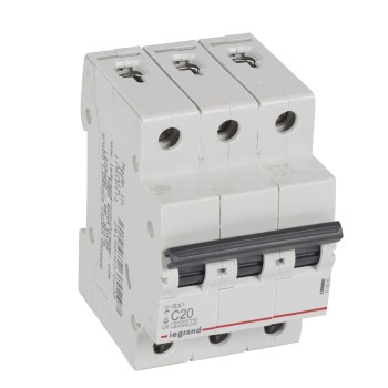 Legrand RX3 | ΠΠ²ΡΠΎΠΌΠ°ΡΠΈΡΠ΅Π½ ΠΏΡΠ΅ΠΊΡΡΠ²Π°Ρ | 3P, 20A, ΠΊΡΠΈΠ²Π° C, 6kA Legrand RX3 | ΠΠ²ΡΠΎΠΌΠ°ΡΠΈΡΠ΅Π½ ΠΏΡΠ΅ΠΊΡΡΠ²Π°Ρ | 3P, 20A, ΠΊΡΠΈΠ²Π° C, 6kA