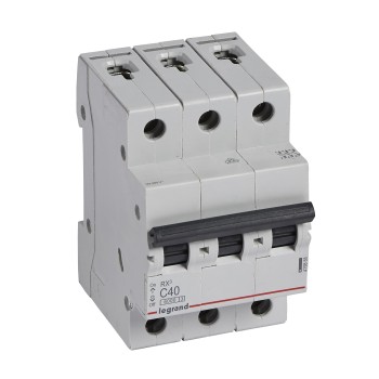 Legrand RX3 | ΠΠ²ΡΠΎΠΌΠ°ΡΠΈΡΠ΅Π½ ΠΏΡΠ΅ΠΊΡΡΠ²Π°Ρ | 3P, 40A, ΠΊΡΠΈΠ²Π° C, 6kA Legrand RX3 | ΠΠ²ΡΠΎΠΌΠ°ΡΠΈΡΠ΅Π½ ΠΏΡΠ΅ΠΊΡΡΠ²Π°Ρ | 3P, 40A, ΠΊΡΠΈΠ²Π° C, 6kA