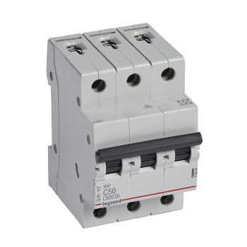 Legrand RX3 | ΠΠ²ΡΠΎΠΌΠ°ΡΠΈΡΠ΅Π½ ΠΏΡΠ΅ΠΊΡΡΠ²Π°Ρ | 3P, 50A, ΠΊΡΠΈΠ²Π° C, 6kA Legrand RX3 | ΠΠ²ΡΠΎΠΌΠ°ΡΠΈΡΠ΅Π½ ΠΏΡΠ΅ΠΊΡΡΠ²Π°Ρ | 3P, 50A, ΠΊΡΠΈΠ²Π° C, 6kA