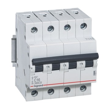 Legrand RX3 | ΠΠ²ΡΠΎΠΌΠ°ΡΠΈΡΠ΅Π½ ΠΏΡΠ΅ΠΊΡΡΠ²Π°Ρ | 4P, 16A, ΠΊΡΠΈΠ²Π° C, 6kA Legrand RX3 | ΠΠ²ΡΠΎΠΌΠ°ΡΠΈΡΠ΅Π½ ΠΏΡΠ΅ΠΊΡΡΠ²Π°Ρ | 4P, 16A, ΠΊΡΠΈΠ²Π° C, 6kA