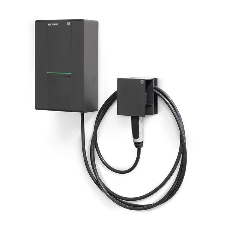 Scame BE-W [2.0] LITE | Зарядна станция | С кабел 5 м, 7.4 kW, 1P, 32 A, Wi-Fi