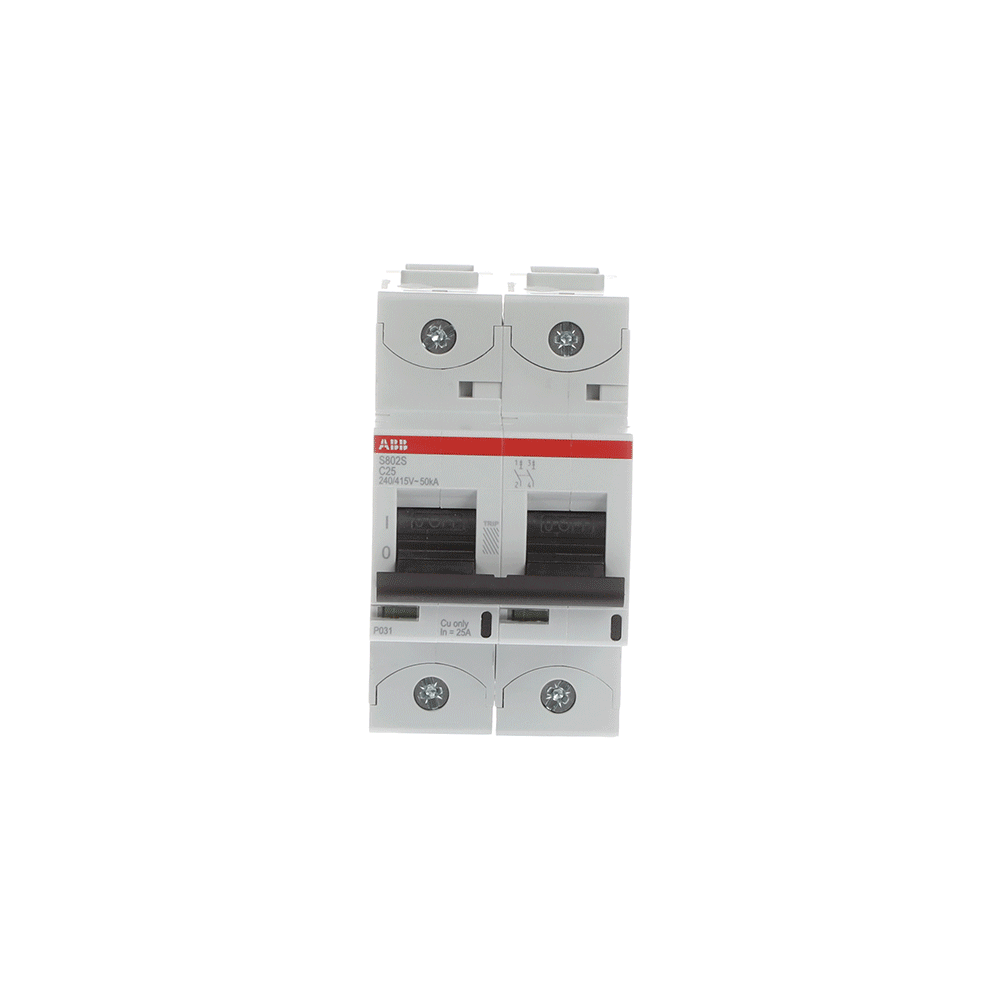 ABB S802S-C25 | Автоматичен прекъсвач | 2P, 25A, крива C ABB S802S-C25 | Автоматичен прекъсвач | 2P, 25A, крива C